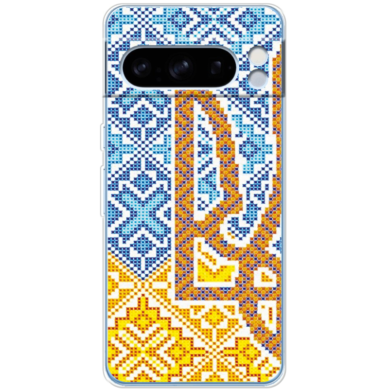 Чехол BoxFace Google Pixel 8 Pro Тризуб Вишивка