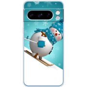 Чехол BoxFace Google Pixel 8 Pro Skier Snowman