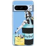 Прозрачный чехол BoxFace Google Pixel 8 Pro City Girl