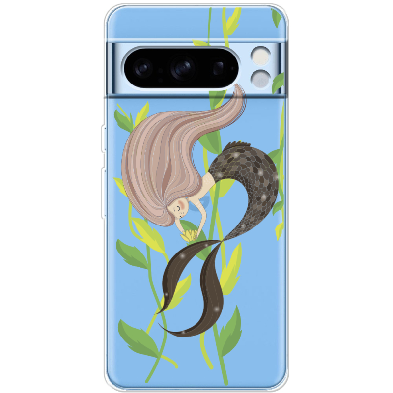 Прозрачный чехол BoxFace Google Pixel 8 Pro Cute Mermaid