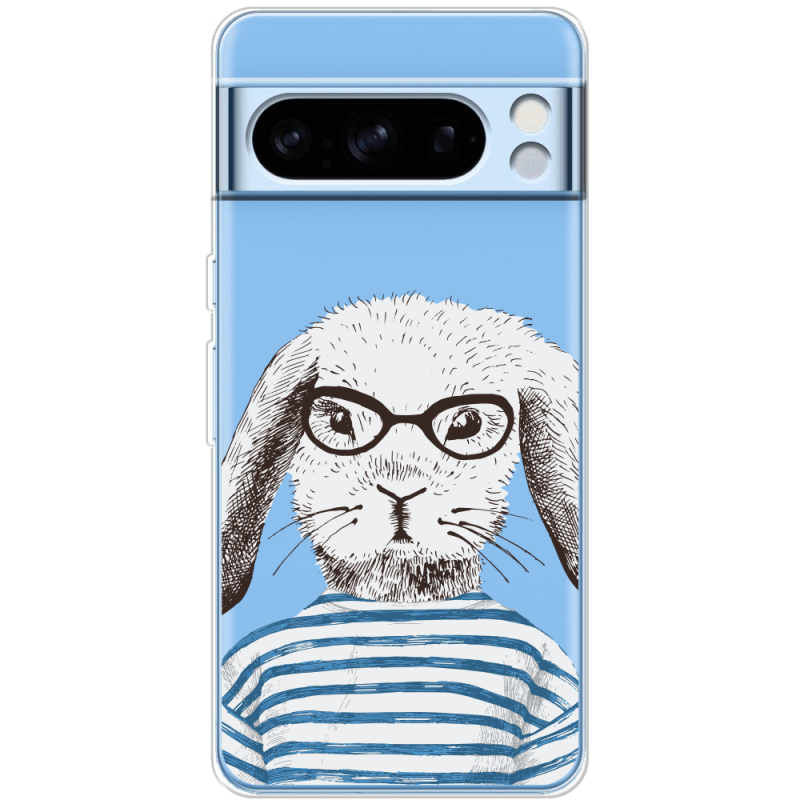 Прозрачный чехол BoxFace Google Pixel 8 Pro MR. Rabbit