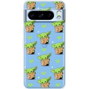 Прозрачный чехол BoxFace Google Pixel 8 Pro Pattern Baby Yoda