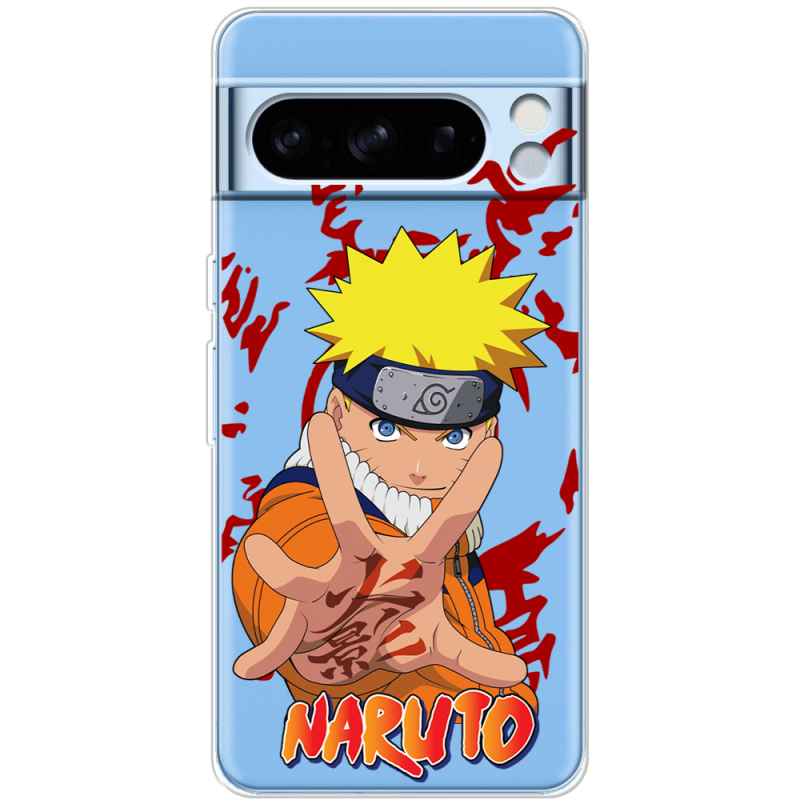 Прозрачный чехол BoxFace Google Pixel 8 Pro Naruto