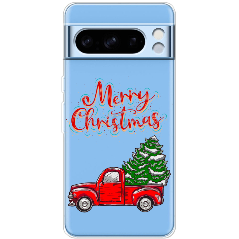 Прозрачный чехол BoxFace Google Pixel 8 Pro Holiday Car