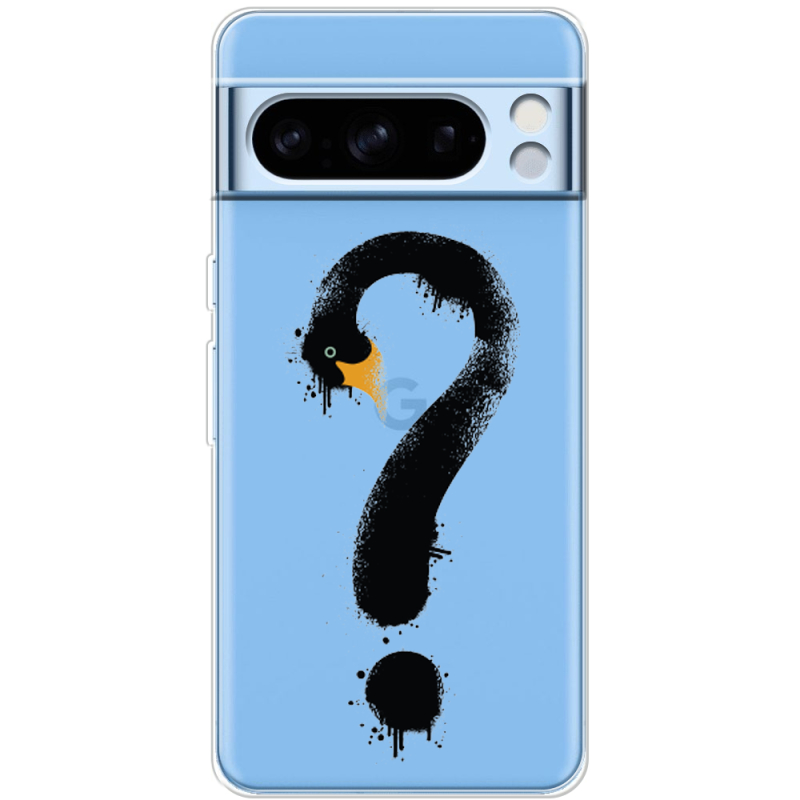 Прозрачный чехол BoxFace Google Pixel 8 Pro Swan question