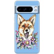 Прозрачный чехол BoxFace Google Pixel 8 Pro Winking Fox