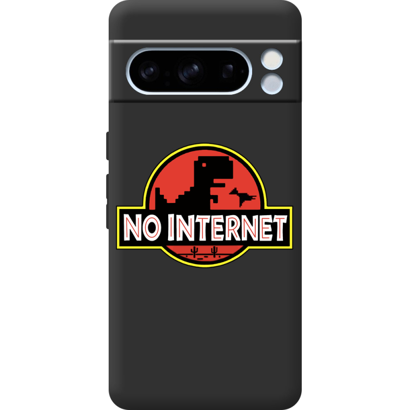 Черный чехол BoxFace Google Pixel 8 Pro No Internet