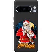 Черный чехол BoxFace Google Pixel 8 Pro Cool Santa