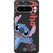 Черный чехол BoxFace Google Pixel 8 Pro Гавайський друг Stich