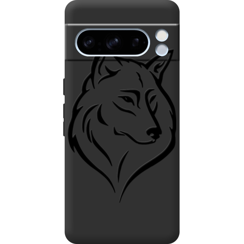 Черный чехол BoxFace Google Pixel 8 Pro Wolf