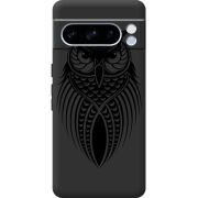 Черный чехол BoxFace Google Pixel 8 Pro Owl