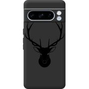 Черный чехол BoxFace Google Pixel 8 Pro Deer