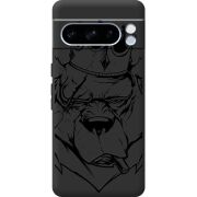 Черный чехол BoxFace Google Pixel 8 Pro Bear King