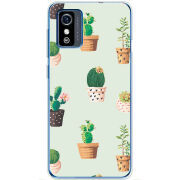 Чехол BoxFace ZTE Blade L9 L-green Cacti