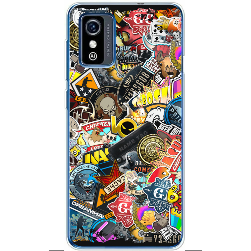 Чехол BoxFace ZTE Blade L9 CS:Go Stickerbombing