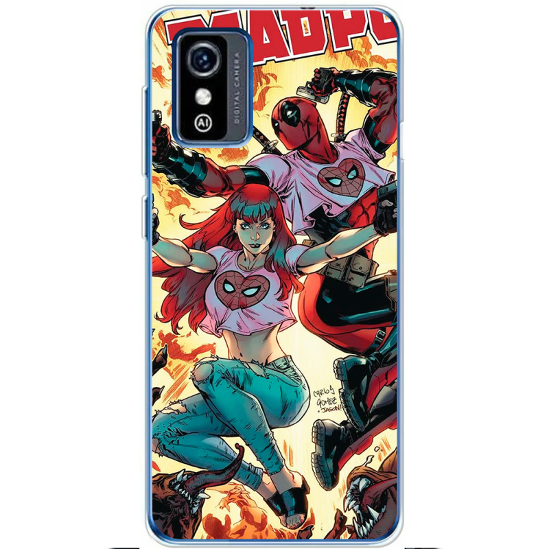 Чехол BoxFace ZTE Blade L9 Deadpool and Mary Jane