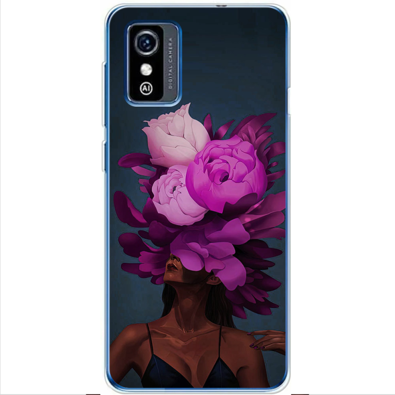 Чехол BoxFace ZTE Blade L9 Exquisite Purple Flowers