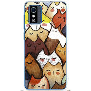 Чехол BoxFace ZTE Blade L9 Sleepy Cats