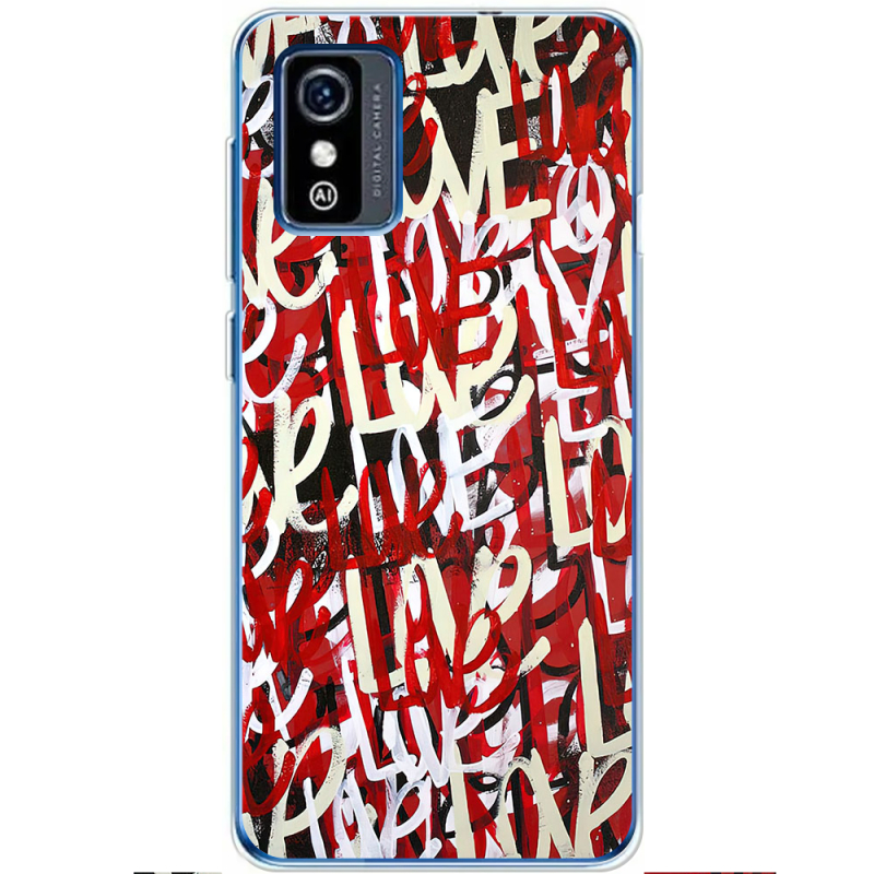 Чехол BoxFace ZTE Blade L9 Love Graffiti