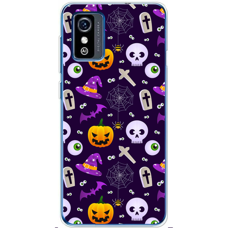 Чехол BoxFace ZTE Blade L9 Halloween Purple Mood