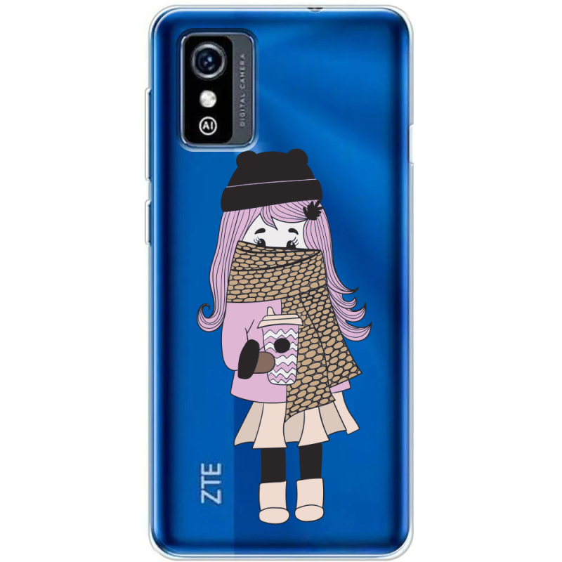 Прозрачный чехол BoxFace ZTE Blade L9 Winter Morning Girl