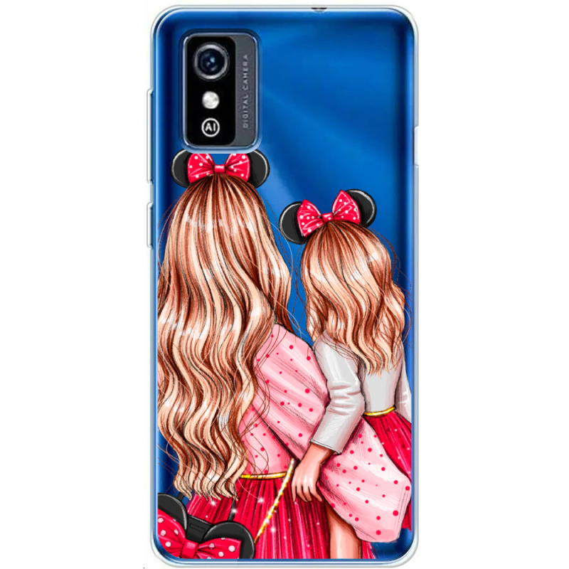 Прозрачный чехол BoxFace ZTE Blade L9 Mouse Girls