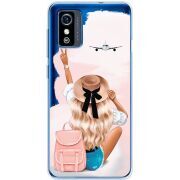 Прозрачный чехол BoxFace ZTE Blade L9 Travel Girl