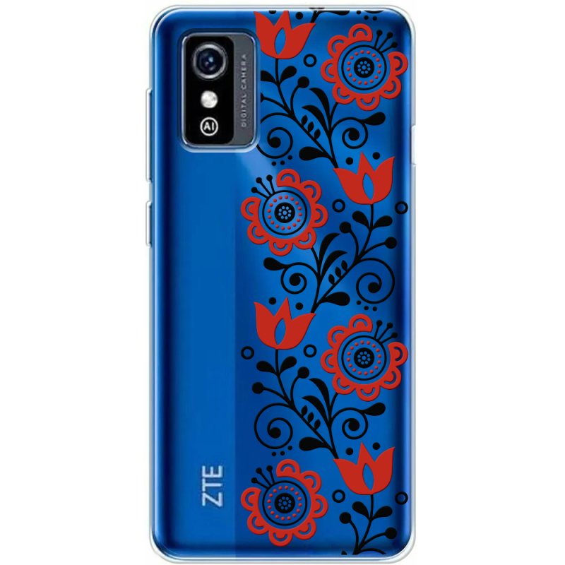 Прозрачный чехол BoxFace ZTE Blade L9 Ethno Ornament