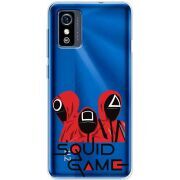 Прозрачный чехол BoxFace ZTE Blade L9 siquid game люди в красном