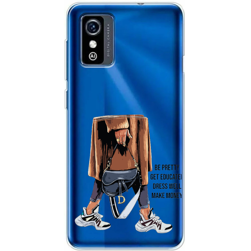 Прозрачный чехол BoxFace ZTE Blade L9 Motivation