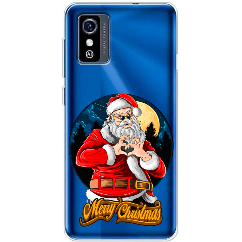 Прозрачный чехол BoxFace ZTE Blade L9 Cool Santa