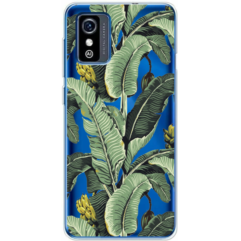 Прозрачный чехол BoxFace ZTE Blade L9 Banana Leaves