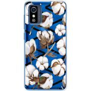 Прозрачный чехол BoxFace ZTE Blade L9 Cotton flowers