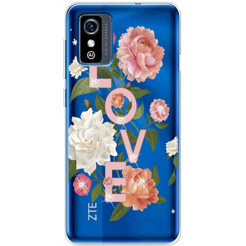 Чехол со стразами ZTE Blade L9 Love