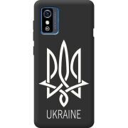 Черный чехол BoxFace ZTE Blade L9 Тризуб монограмма ukraine
