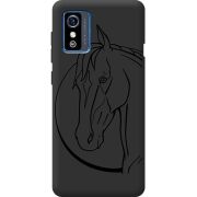 Черный чехол BoxFace ZTE Blade L9 Horse