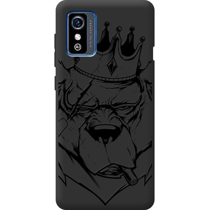 Черный чехол BoxFace ZTE Blade L9 Bear King