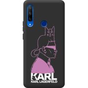 Черный чехол Uprint Honor 9x Pink Karl