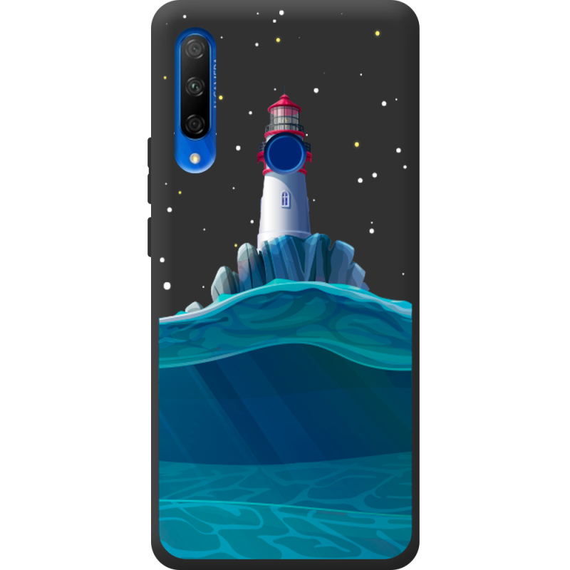 Черный чехол Uprint Honor 9x Lighthouse