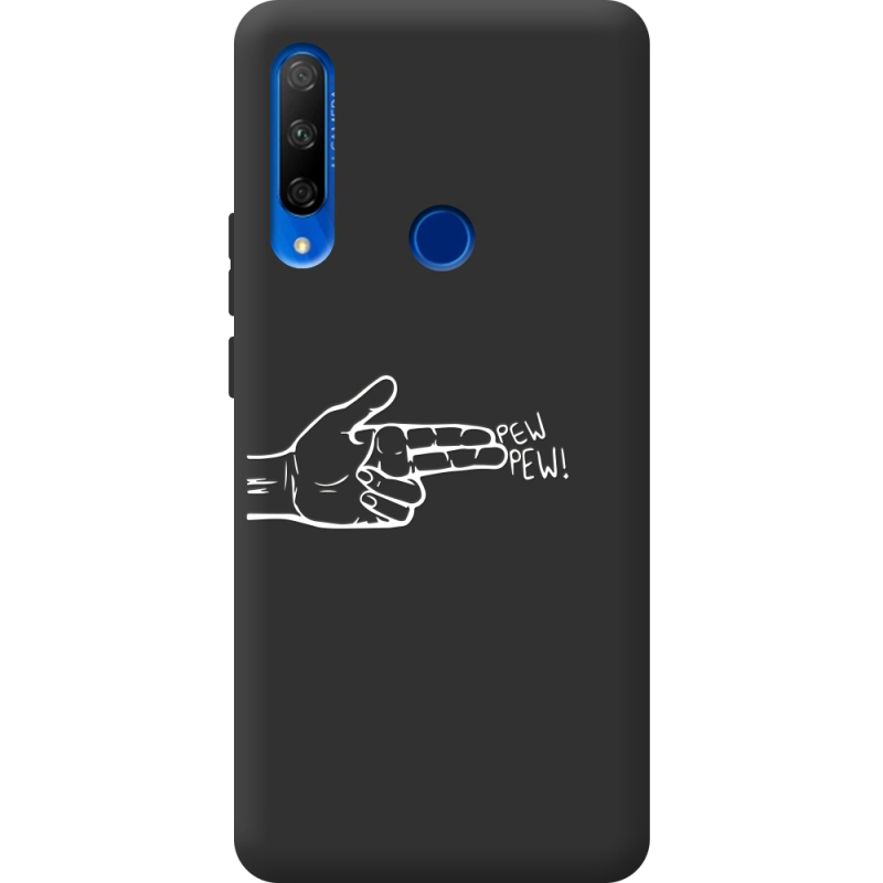 Черный чехол Uprint Honor 9x Pew Pew