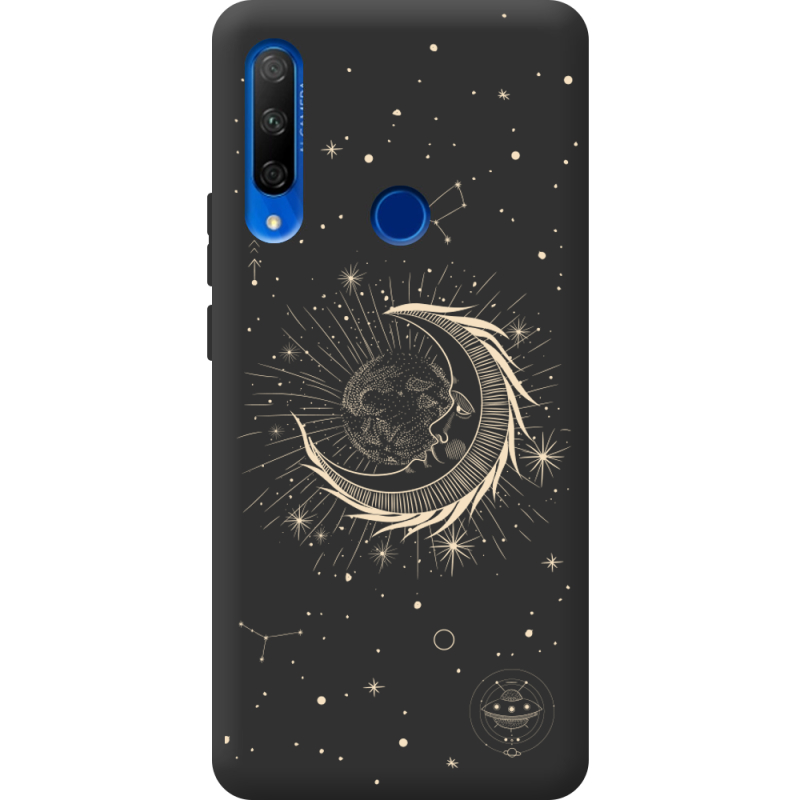 Черный чехол Uprint Honor 9x Moon