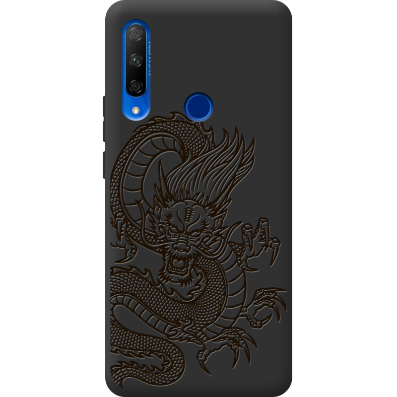 Черный чехол Uprint Honor 9x Chinese Dragon