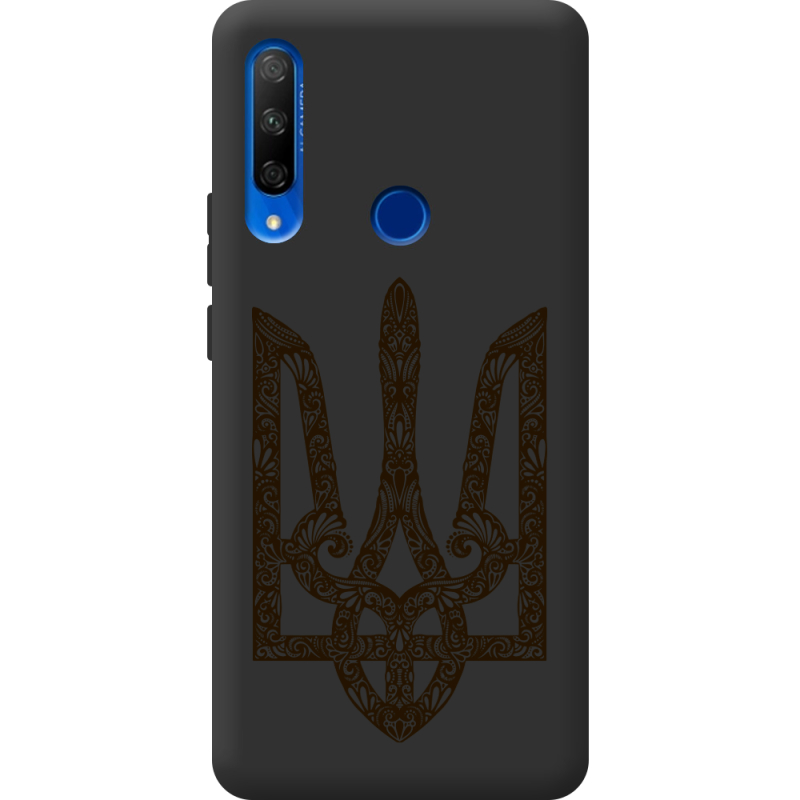 Черный чехол Uprint Honor 9x Ukrainian Trident