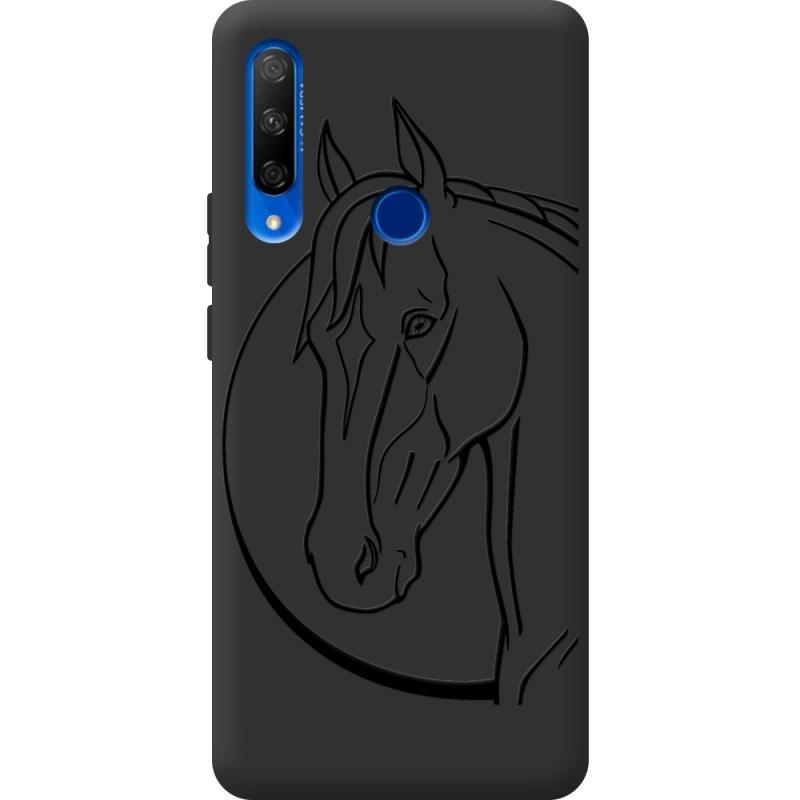 Черный чехол Uprint Honor 9x Horse