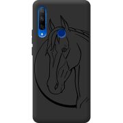 Черный чехол Uprint Honor 9x Horse