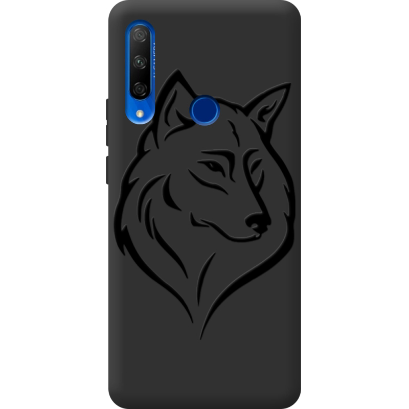 Черный чехол Uprint Honor 9x Wolf