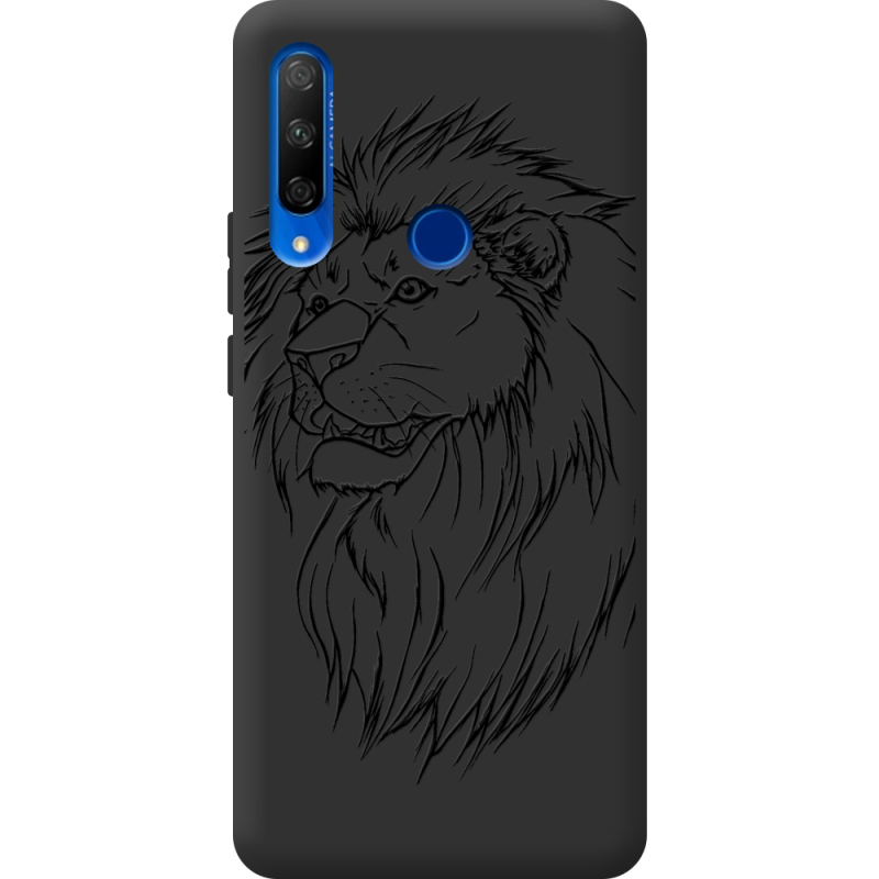 Черный чехол Uprint Honor 9x Lion