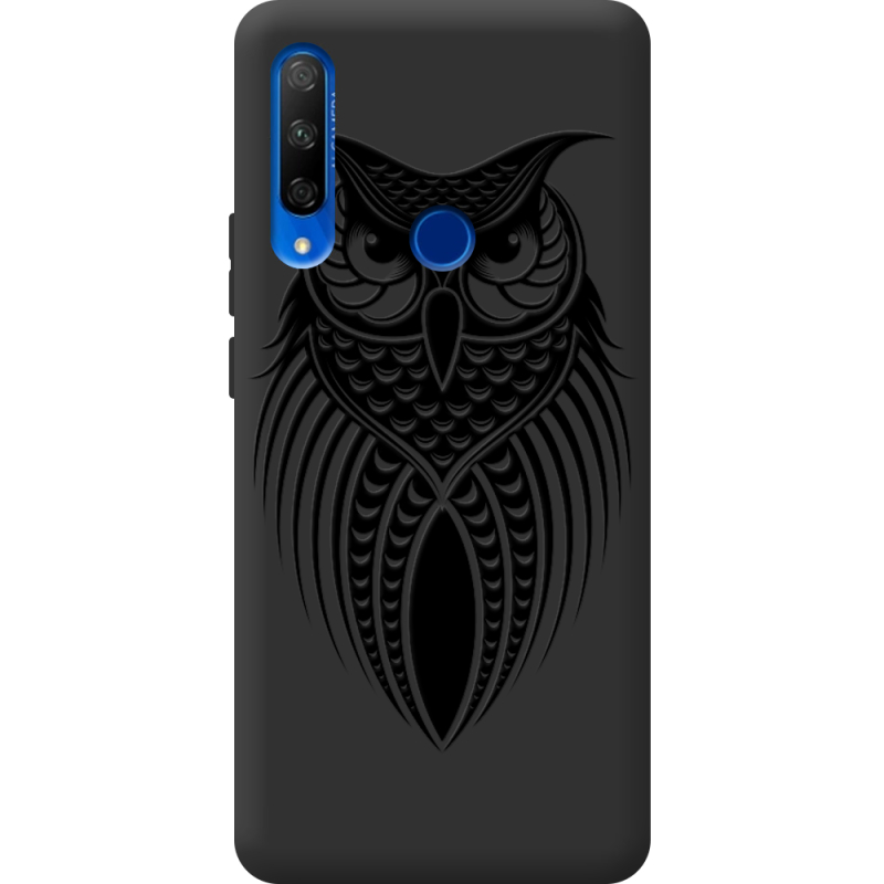 Черный чехол Uprint Honor 9x Owl