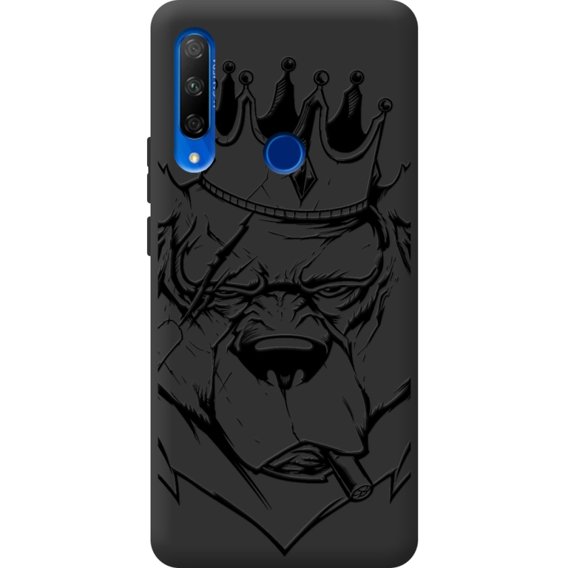 Черный чехол Uprint Honor 9x Bear King