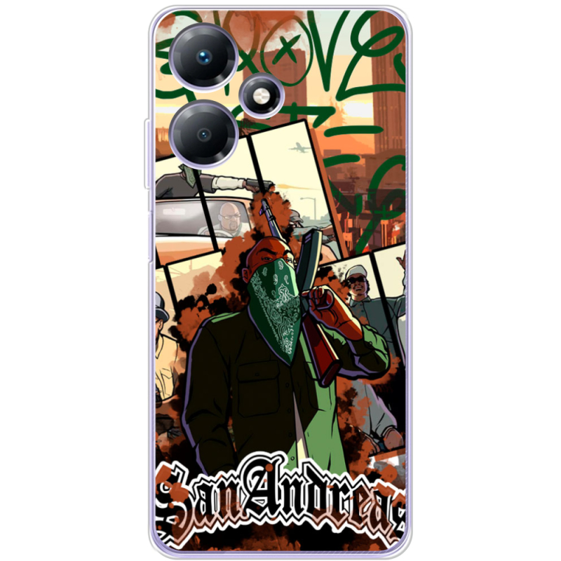 Чехол BoxFace Infinix Hot 30 GTA San Andreas